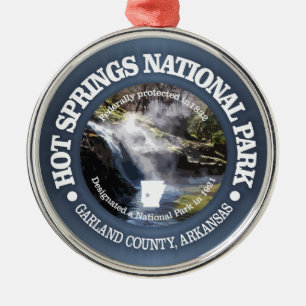 Hot Springs NP Ornament Aus Metall