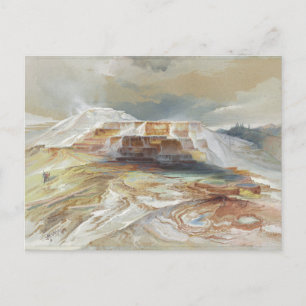 Hot Springs of Gardiner's River, Yellowstone Postkarte