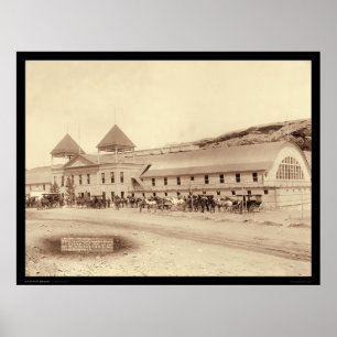 Hot Springs Plunge Bath House SD 1891 Poster