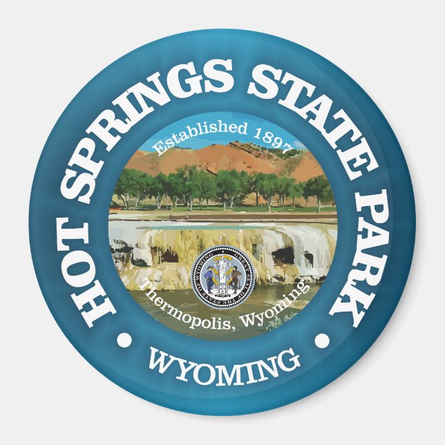 Hot Springs SP Magnet (Vorne)