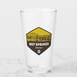 Hot Springs Staat Park Wyoming Glas
