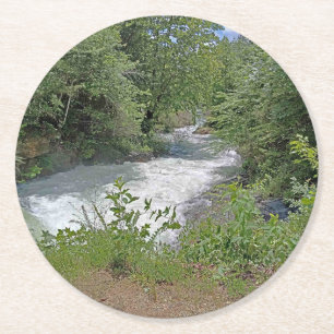 Hot Springs Village Stream Runder Pappuntersetzer