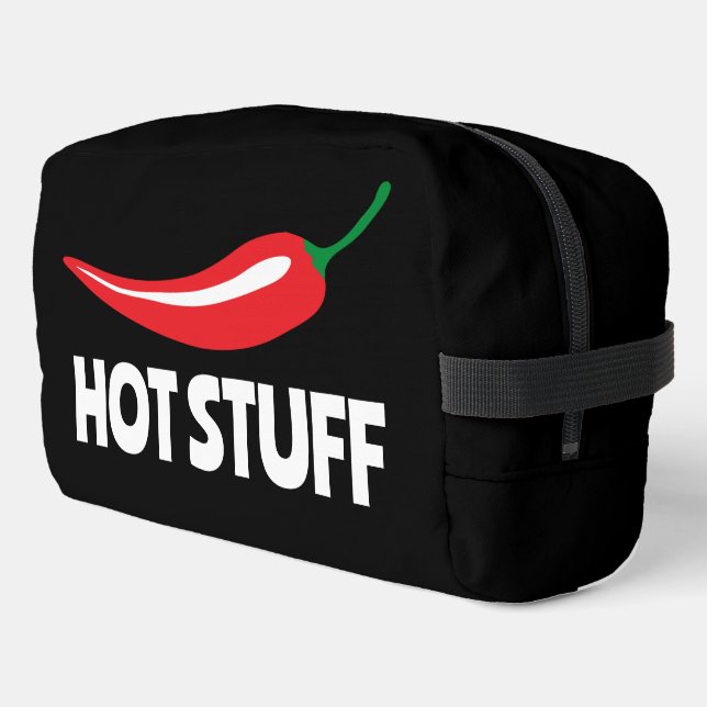 Hot Stube lustig würzig Cayenne Chili Pfeffer Waschbeutel (Linke Seite)