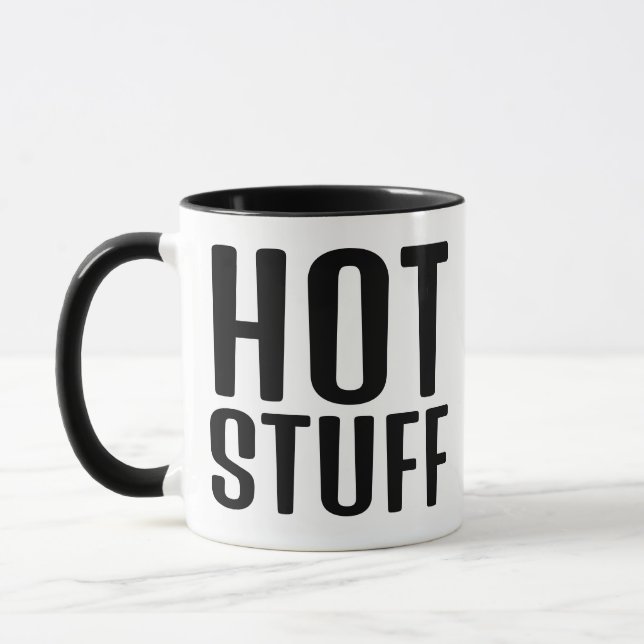 HOT STUFF FUNNY KAFFEE TASSE (Links)