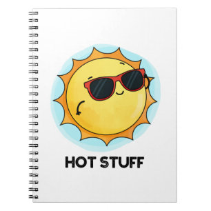 Hot Stuff Funny Sun Pub Notizblock
