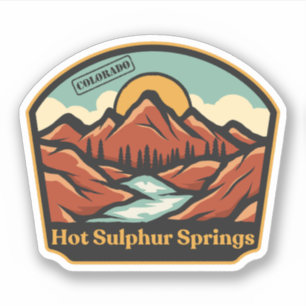 Hot Sulphur Springs, Colorado Aufkleber