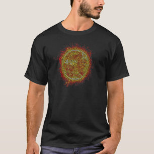 Hot Sun Stipple Effekt T-Shirt