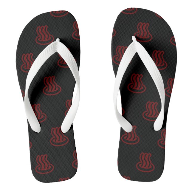 Hot Tee Lover Symbol Druck-Sandals-Slippers Männer Flip Flops (Fußbett)