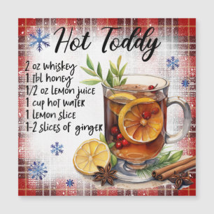 Hot Toddy Rezept Magnetkarte