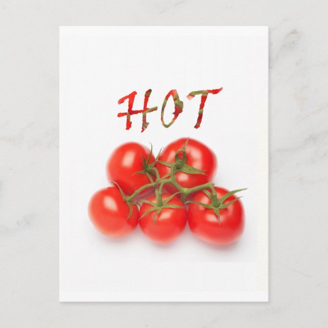 Hot Tomato Postkarte (Vorderseite)