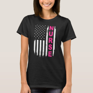 Hot Trend Proud To Be American Nurse T-Shirt