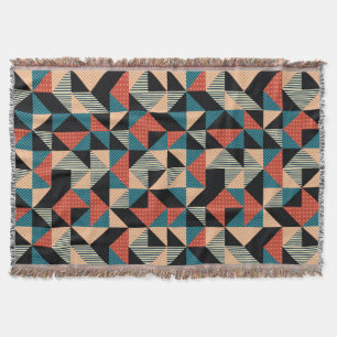 Hot Triangle: Geometrischer Memphis-Stil. Decke