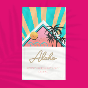 Hot Tropical Beach Junggeselinnen-Abschied Neon Banner