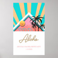 Hot Tropical Beach Junggeselinnen-Abschied Neon