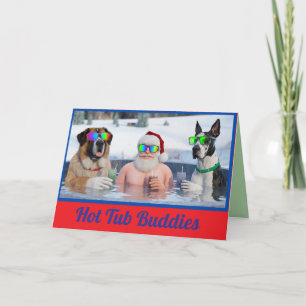 Hot Tub Babys Feiertagskarte