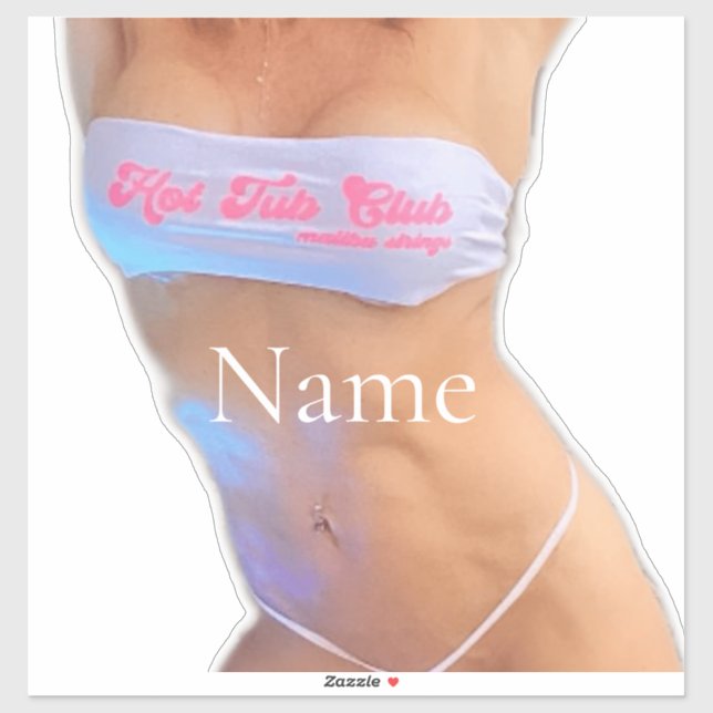 Hot Tub Club Thunder_Cove Aufkleber (Blatt)