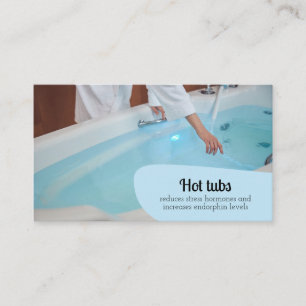Hot Tubs Beauty Skincare Relax Massage Wellness Visitenkarte