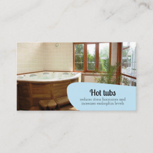 Hot Tubs Beauty Skincare Relax Massage Wellness Visitenkarte