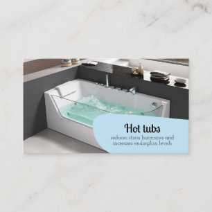 Hot Tubs Beauty Skincare Relax Massage Wellness Visitenkarte