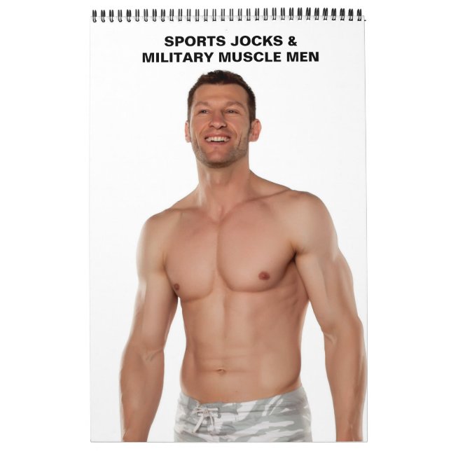 Hot Typ Sportwitze Shirless Military Muskel Kalender (Titelbild)