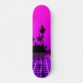 Hot Vaporwave tropische 7 3/4" Skateboard Deck