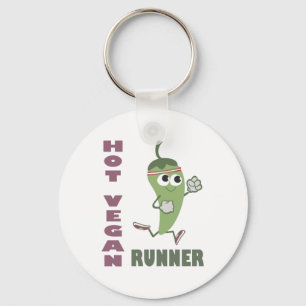 Hot Vegan Runner Schlüsselanhänger