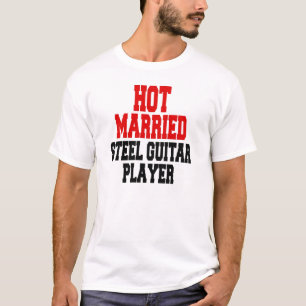Hot Verheiratet Steel Guitar Player T-Shirt