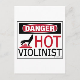 Hot Violinist Postkarte