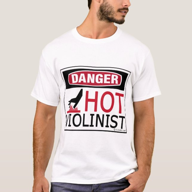 Hot Violinist T-Shirt (Vorderseite)