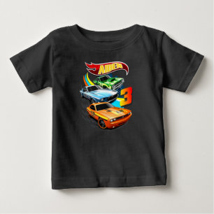 Hot Wheels Birthday T Shirt, Hot Wheels Thementeil Baby T-shirt