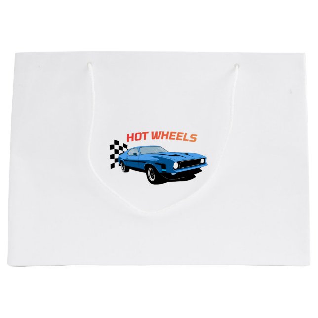 Hot Wheels – Geschwindigkeit, Stil & Leistung Große Geschenktüte (Vorderseite)