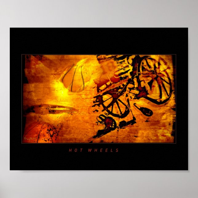 "Hot Wheels!" Poster (Vorne)