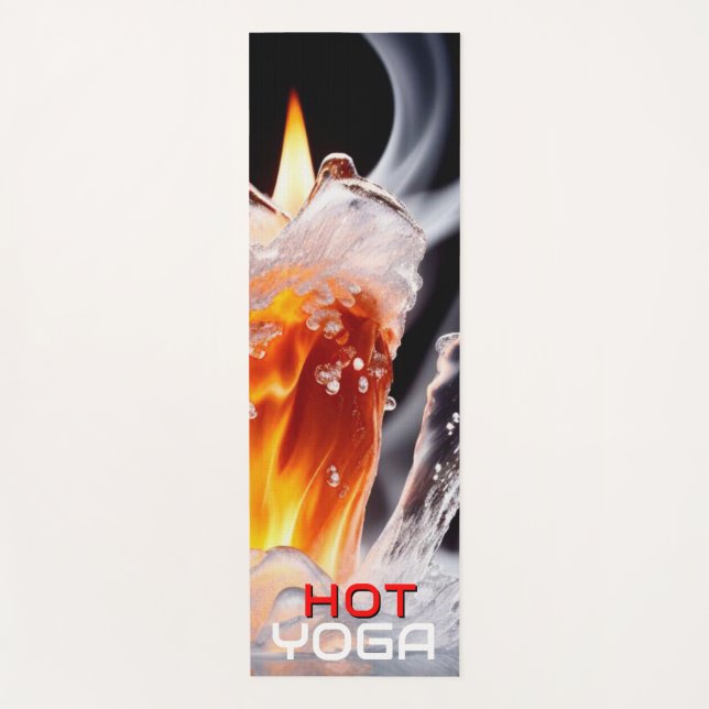 Hot Yoga Flame - Yoga Mat Yogamatte (Vorderseite)