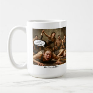 Hot Yoga in Hell. Kaffeetasse