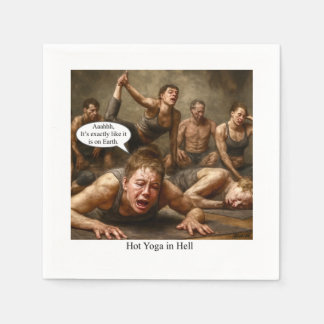 Hot Yoga in Hell. Serviette