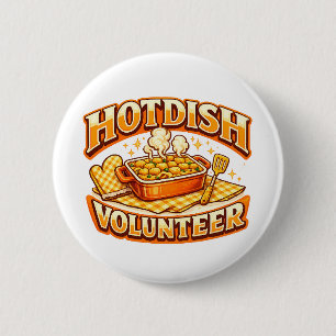 HOTDISH-Freiwilliger Button