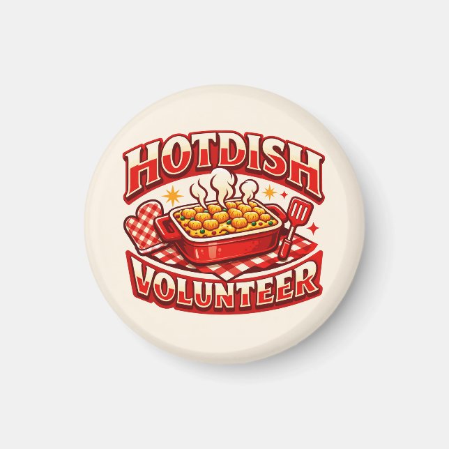 HOTDISH Freiwilliger Magnet (Vorne)