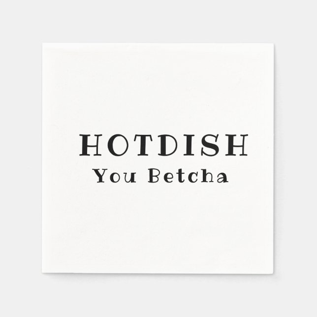 Hotdish Napkins - You Betcha Napkins Serviette (Vorderseite)