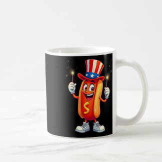 Hotdog 4. Juli Feuerwerk Unabhängigkeit Tag _2 Kaffeetasse