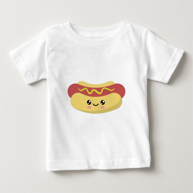 Hotdog Baby T-shirt (Vorderseite)