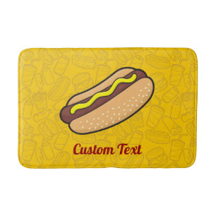 Hotdog Badezimmer Mat Badematte