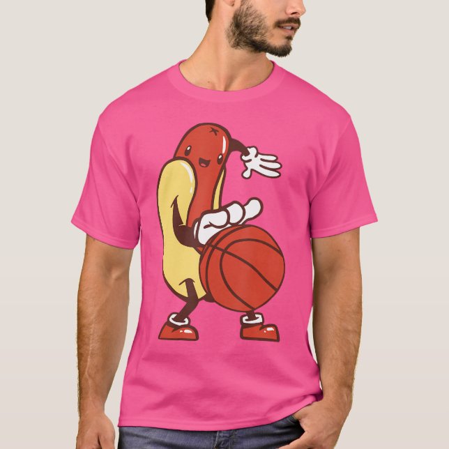 Hotdog Basketball T-Shirt (Vorderseite)