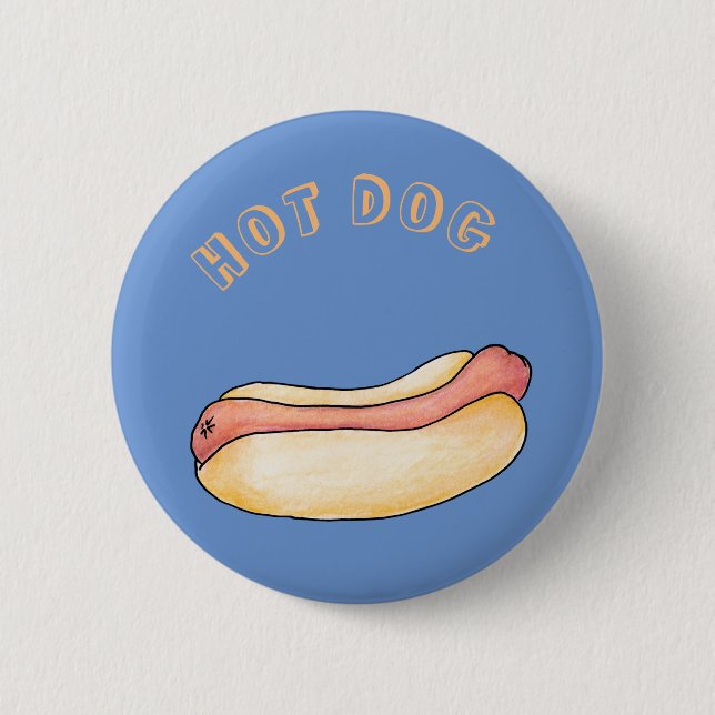 Hotdog Button (Vorderseite)