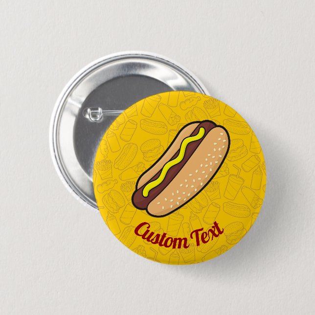 Hotdog Button (Vorne & Hinten)