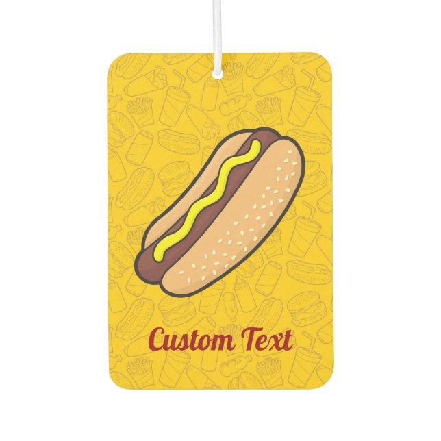 Hotdog Car Air Freshener Autolufterfrischer (Vorderseite)