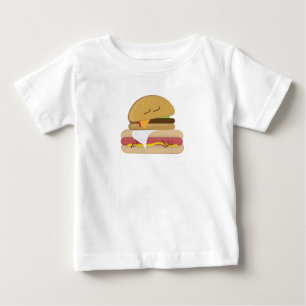 Hotdog & Cheeseburger Nickerchen Baby T-shirt