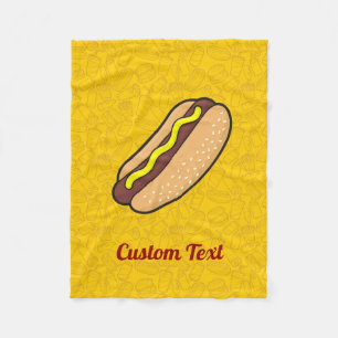 Hotdog Fleece Blanket