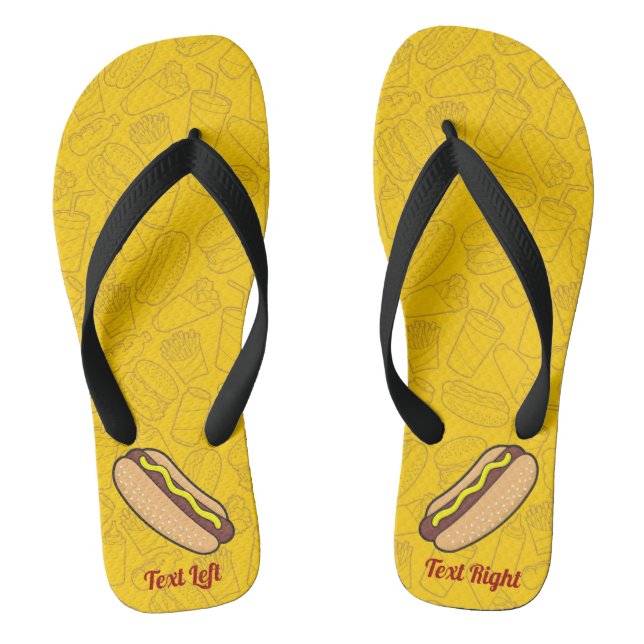 Hotdog-Flip-Flops Flip Flops (Fußbett)