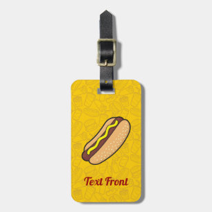 Hotdog-Gepäckmarke Gepäckanhänger