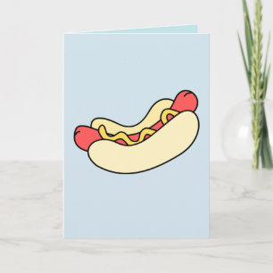 HOTDOG GREETING CARDS, "GLÜCKLICH SOMMER!" KARTE